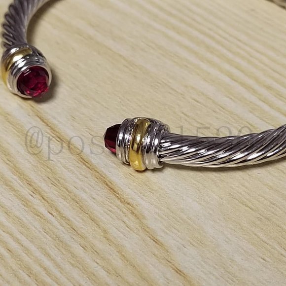 5mm ruby bracelet David Yurman 1 - Picture 6 of 8